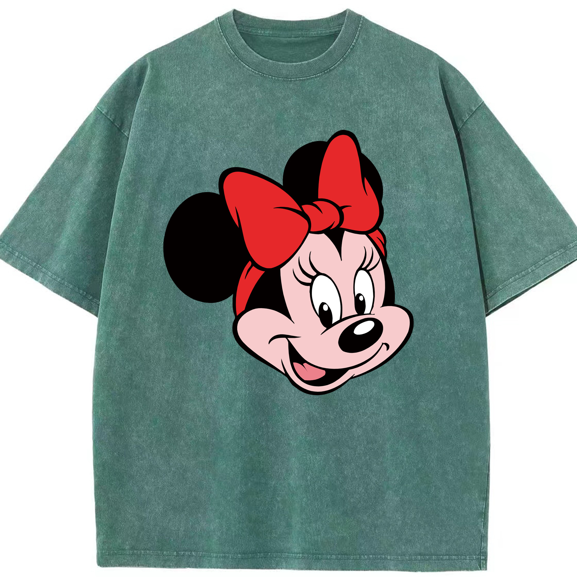 （画像用） ミッキーマウス Mickey Mouse 綿100% ヴィンテージ風 半袖Tシャツ（フロントプリント）